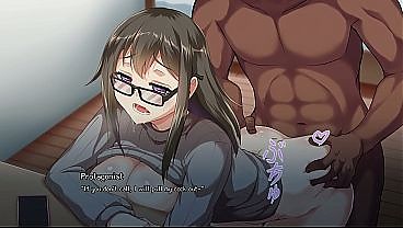 Peeping dorm manager (Hentai game): Misaki scene part1 27 мин.