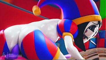 Pomni (The Amazing Digital Circus) 3D Compilation - Лучшие горячие анимации 10 мин.
