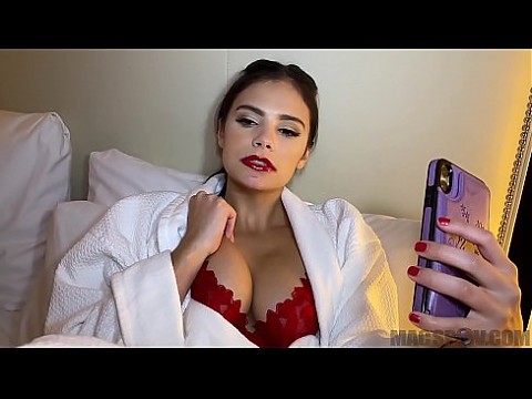 Violet Fucks The Hotel Employee and Eats His Ass