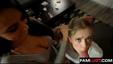 Stepdad Finally Invites Me to Join Him and My Best Friend - Famlust 8 мин.