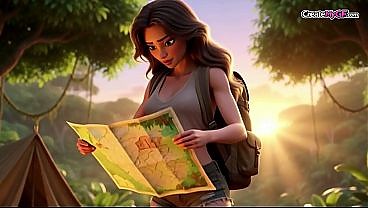 Amazonian MILF Conquering The Jungle to Find The Biggest Cock - Ai generated Porn 7 мин.