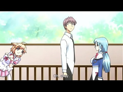 Грудастая хентай школьница дрочит грудь на траве возле школы 29 мин.